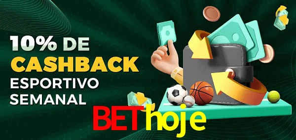 10% de bônus de cashback na bethoje